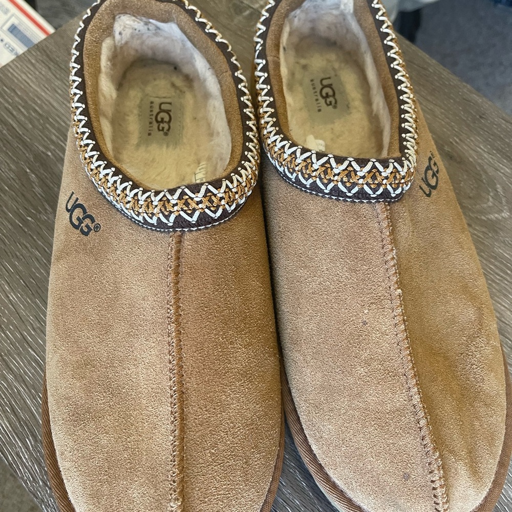 Size 12 Uggs Pull On Slip On Slippers Chesnut Brown